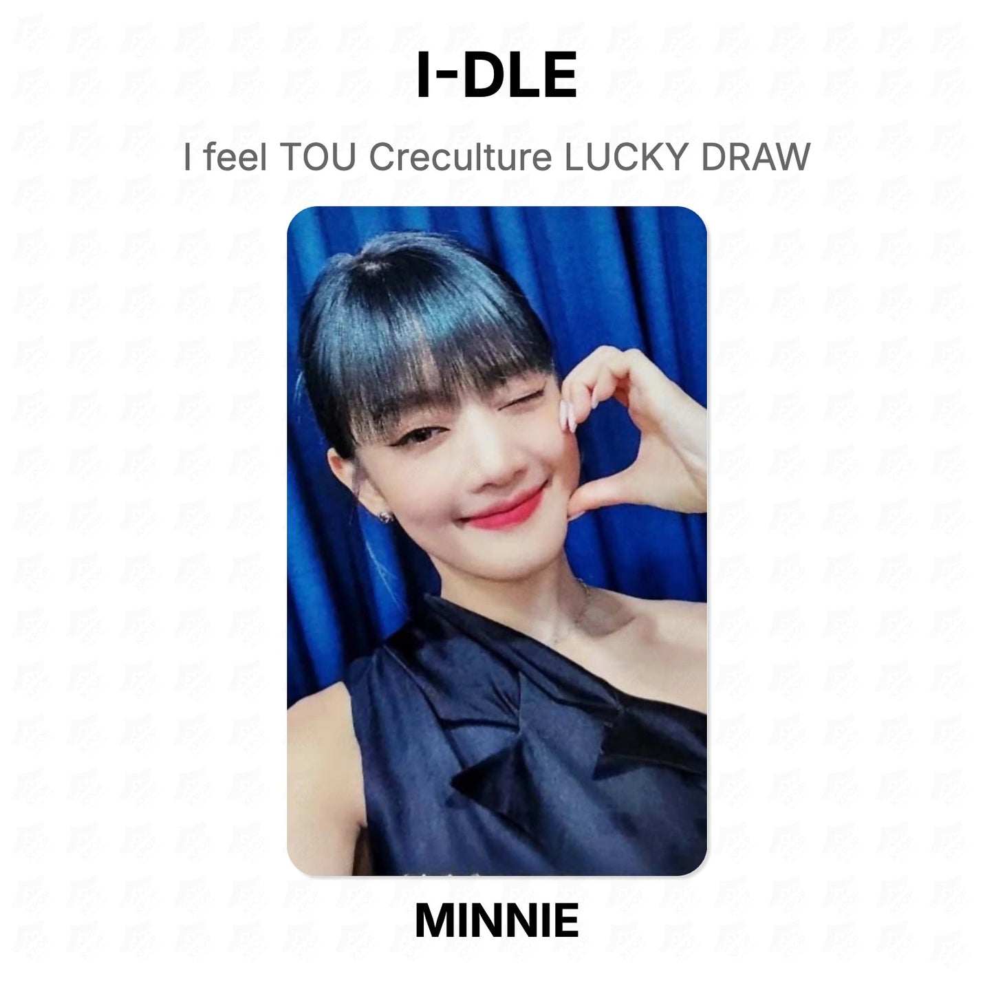 I-DLE I feel TOU Creculture LUCKY DRAW Official Photocard
