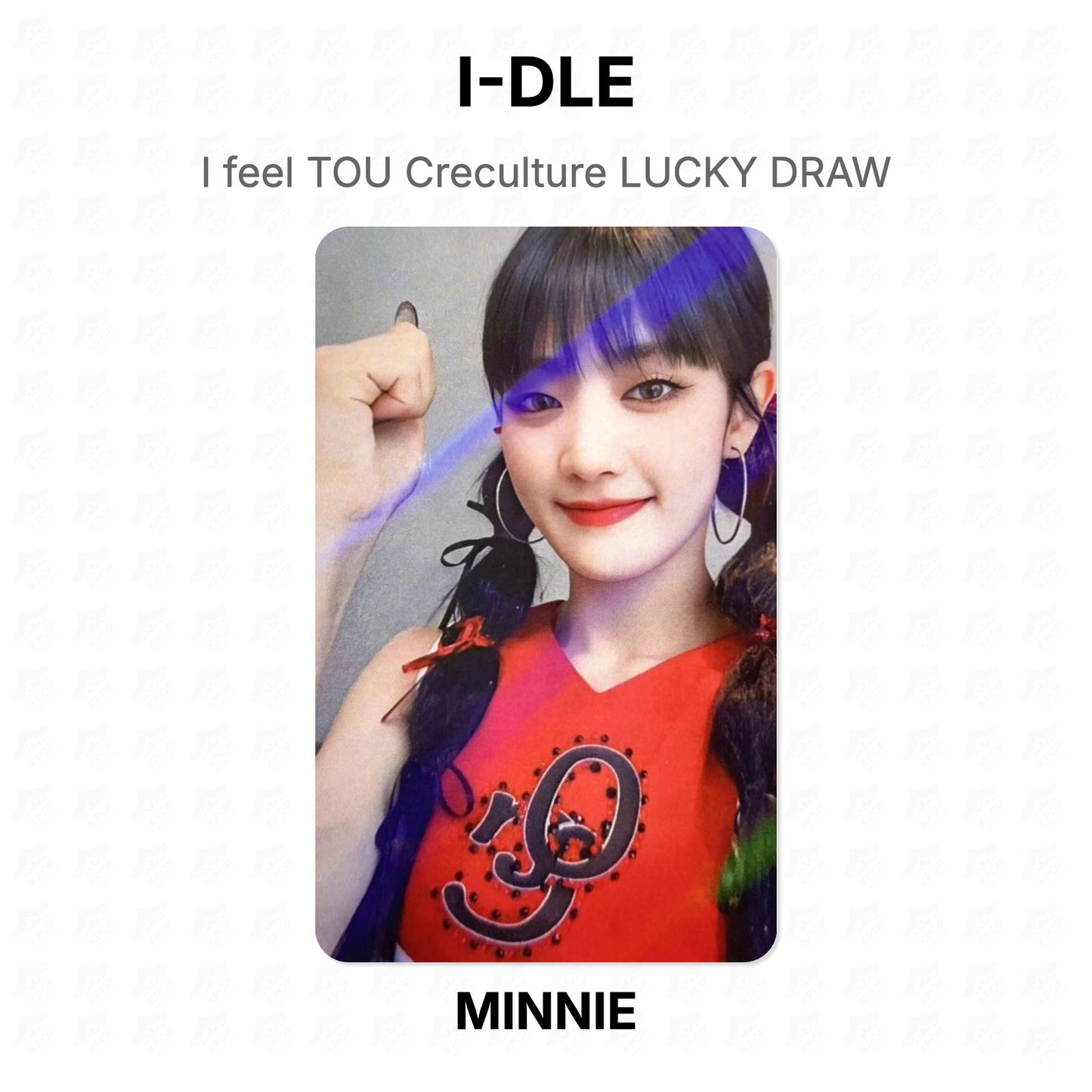 I-DLE I feel TOU Creculture LUCKY DRAW Official Photocard