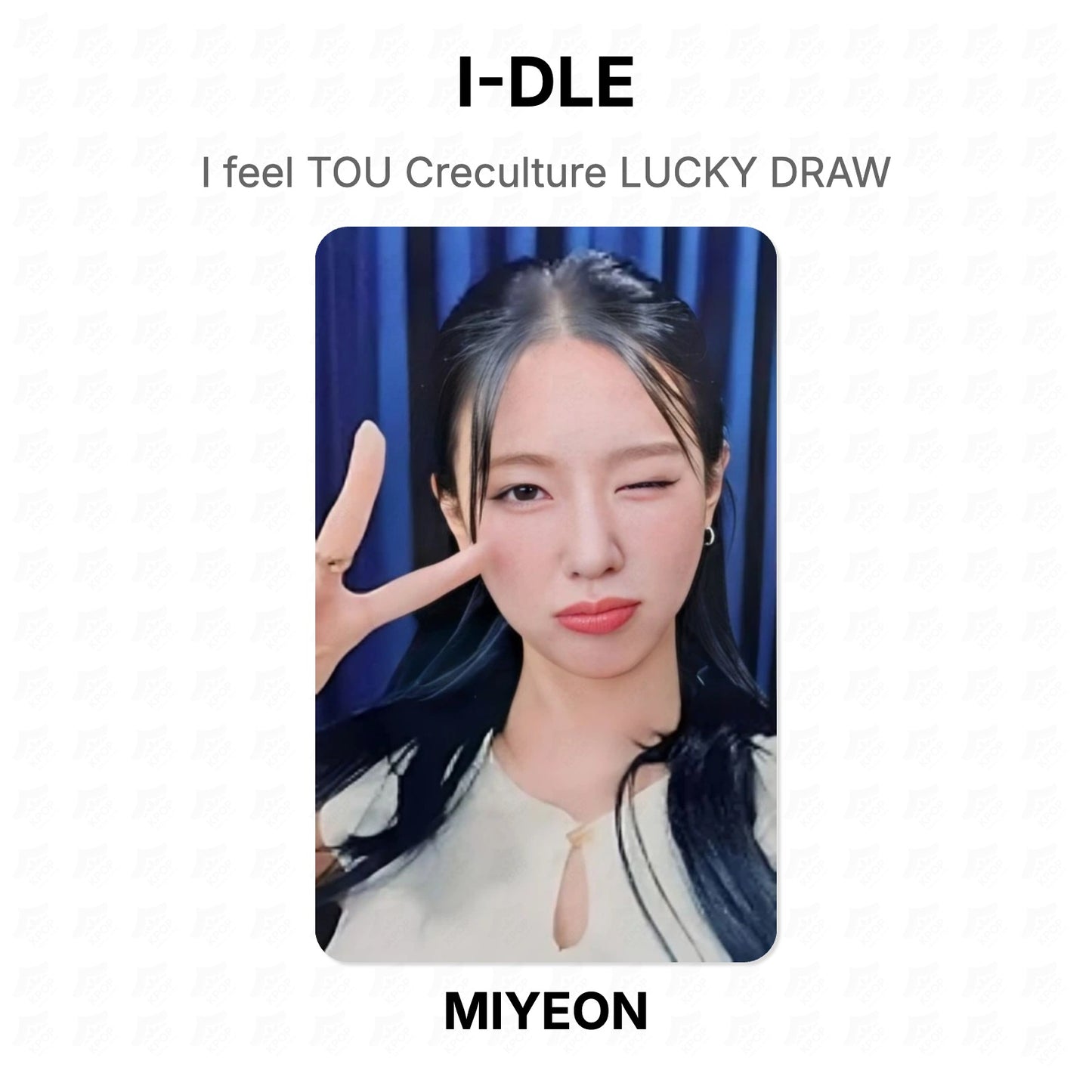 I-DLE I feel TOU Creculture LUCKY DRAW Official Photocard