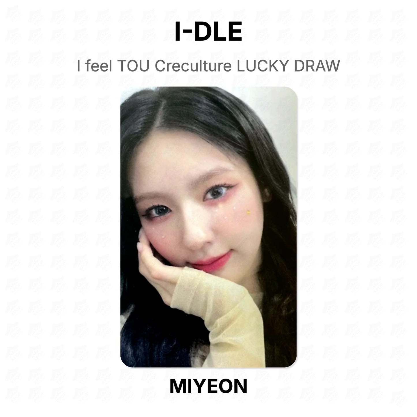 I-DLE I feel TOU Creculture LUCKY DRAW Official Photocard