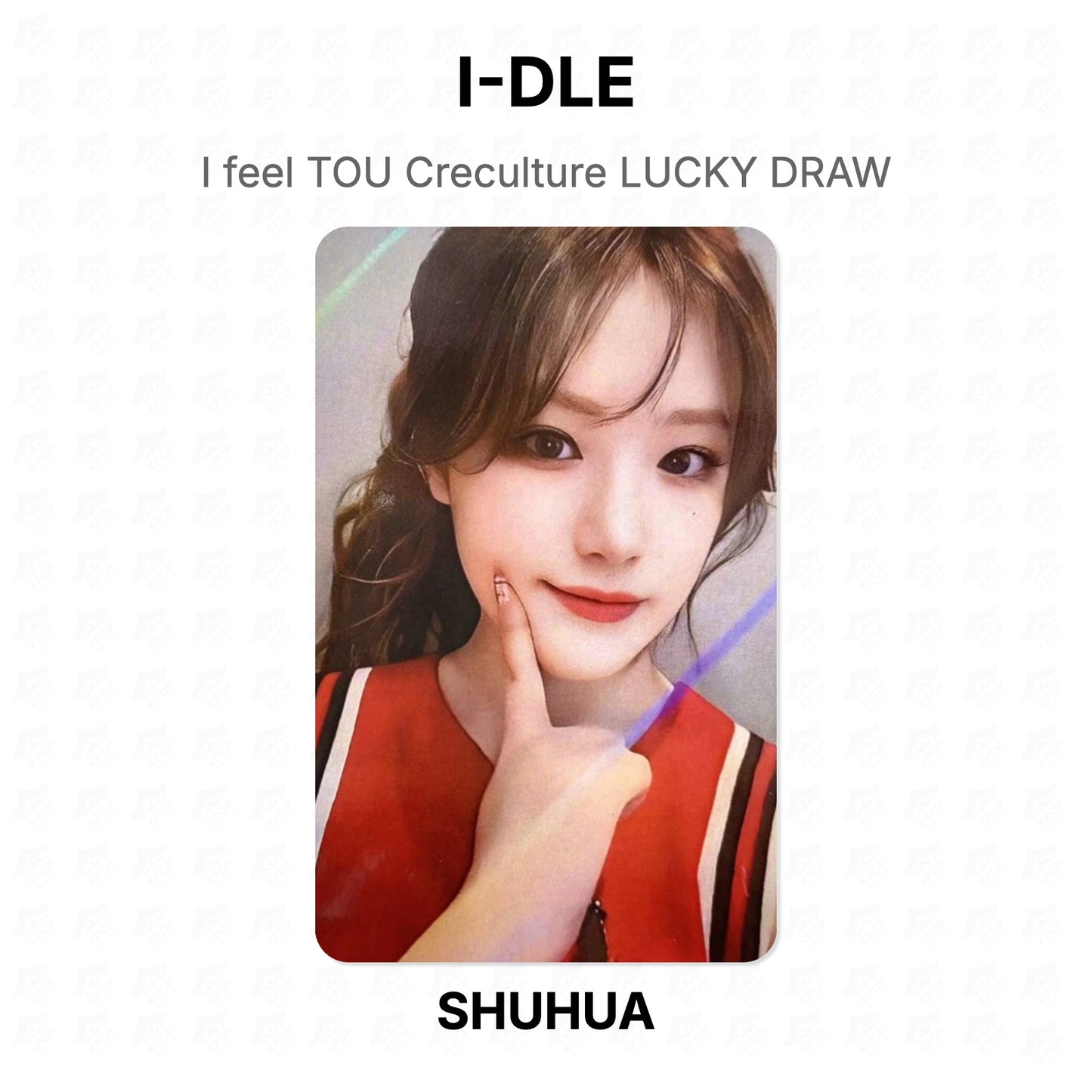 I-DLE I feel TOU Creculture LUCKY DRAW Official Photocard