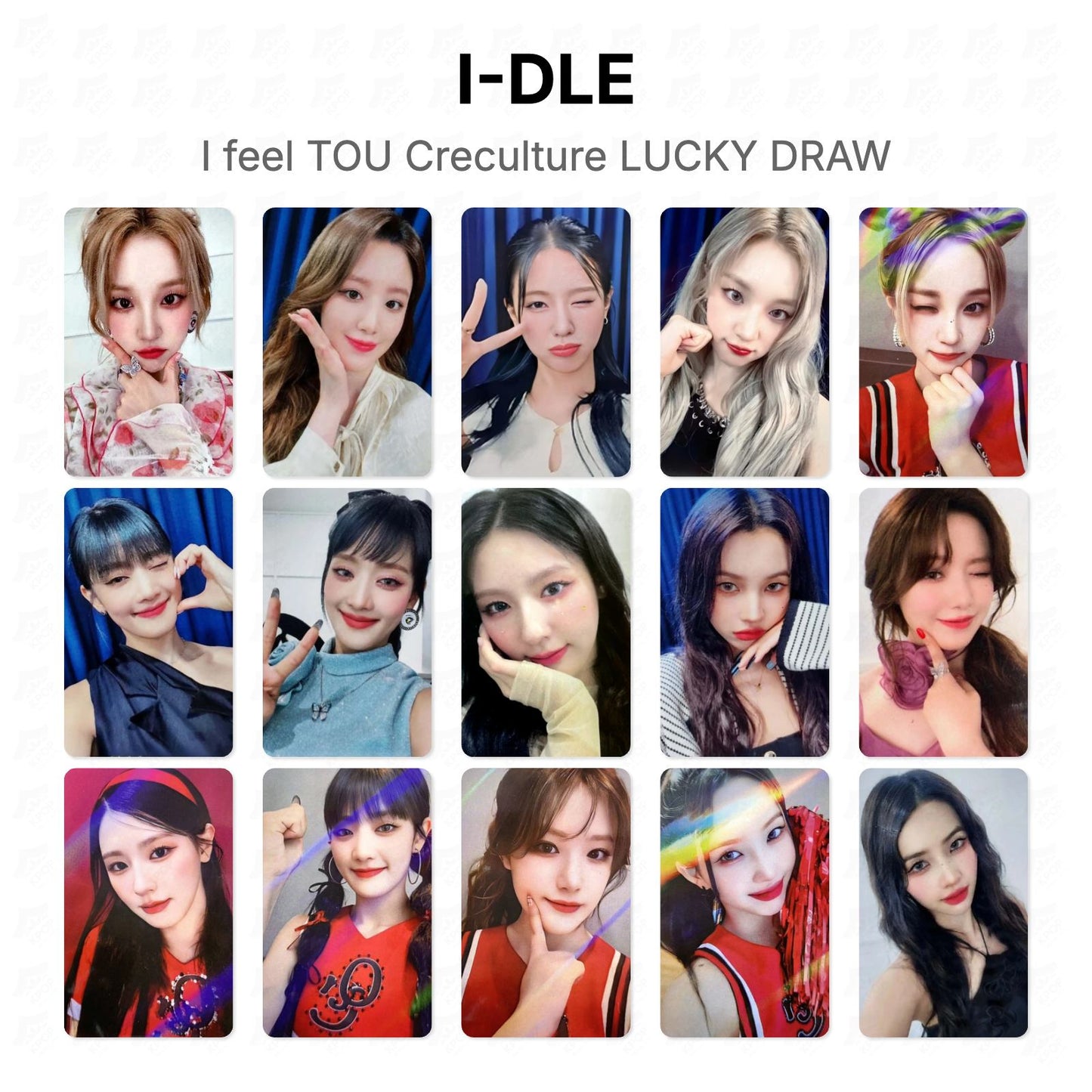 I-DLE I feel TOU Creculture LUCKY DRAW Official Photocard