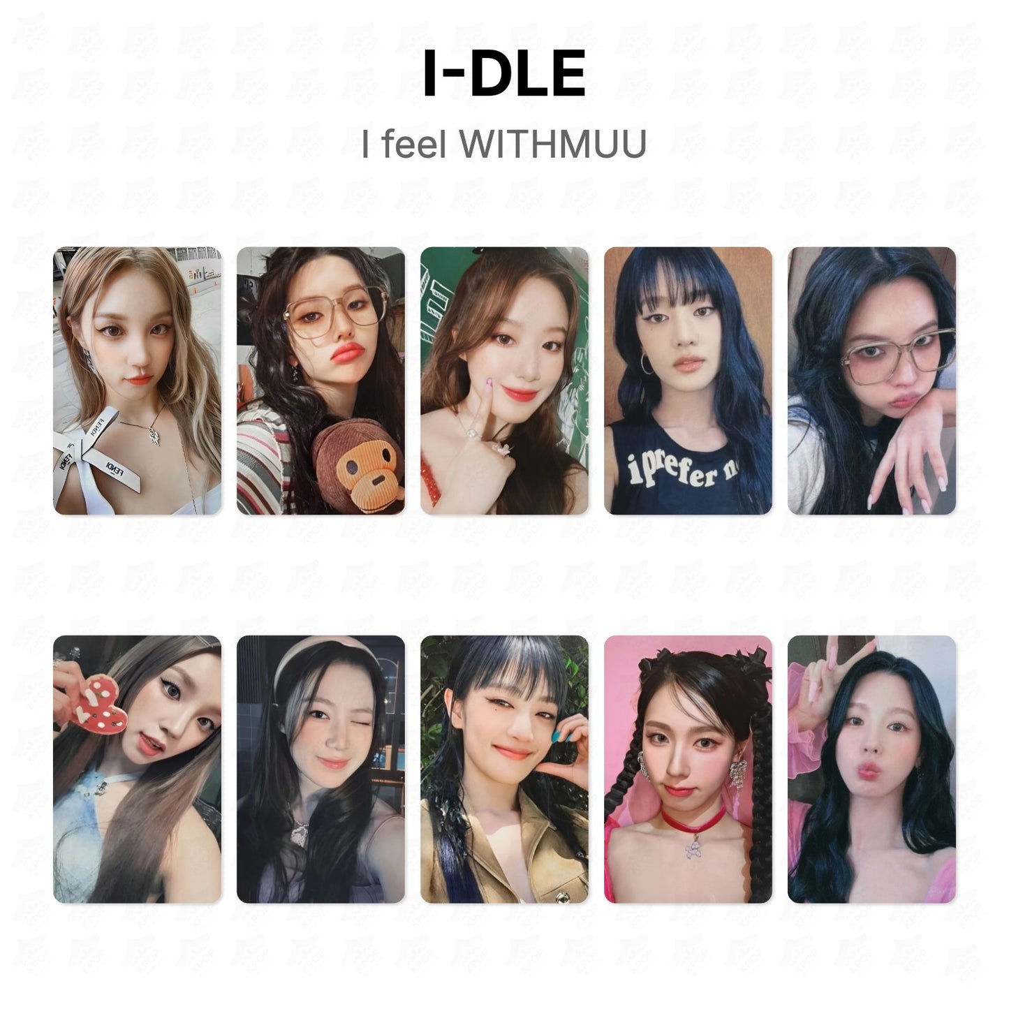I-DLE I feel WITHMUU Official Photocard