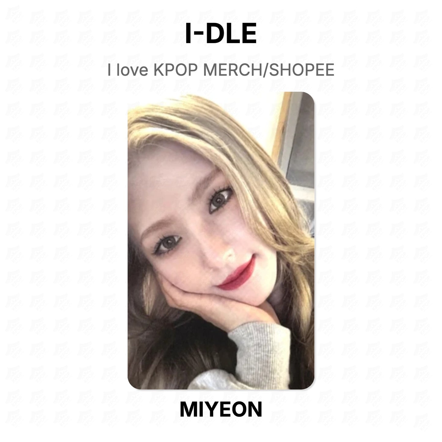 I-DLE I love KPOP MERCH/SHOPEE Official Photocard