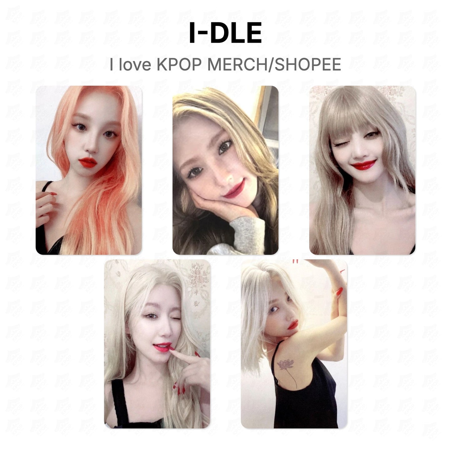 I-DLE I love KPOP MERCH/SHOPEE Official Photocard