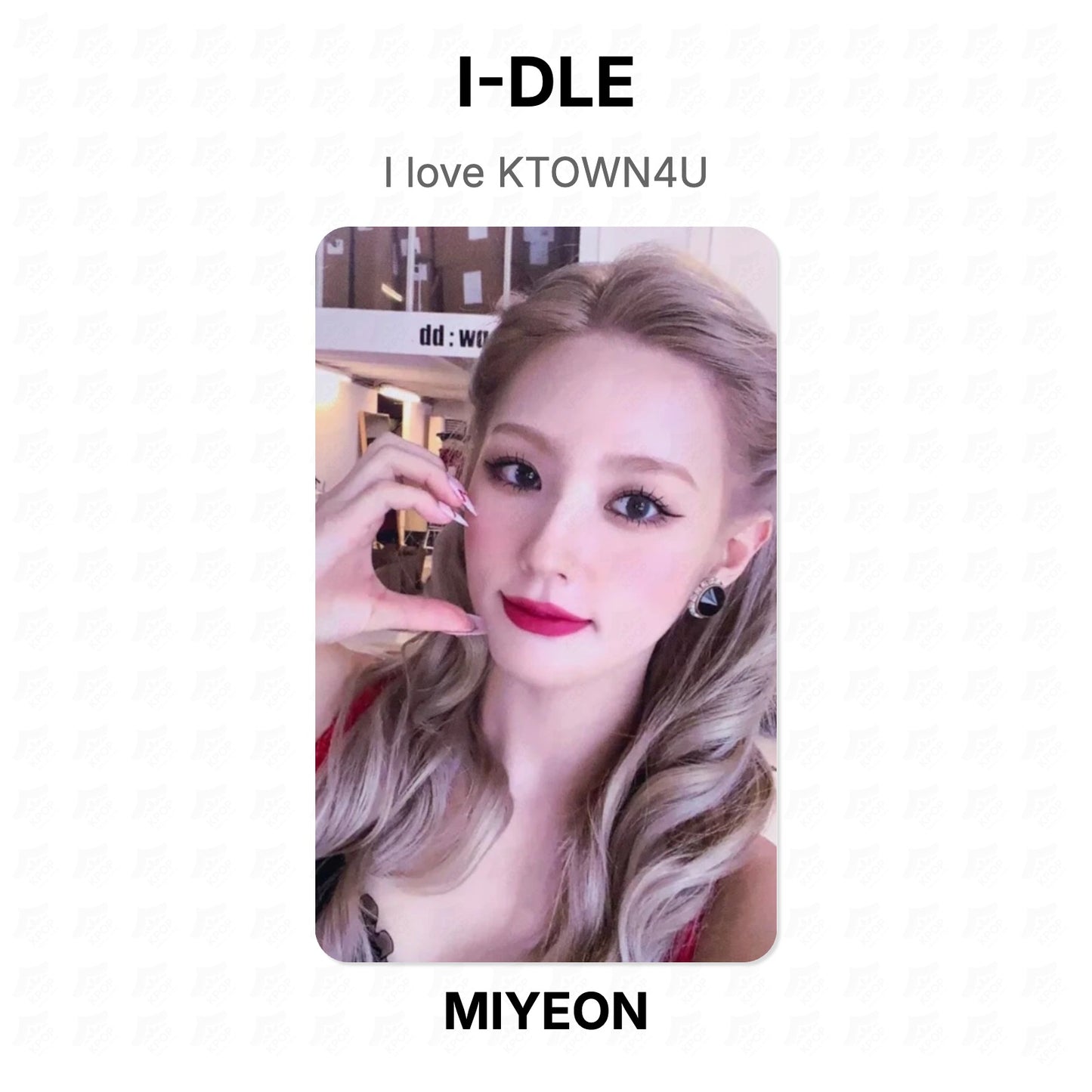 I-DLE I love KTOWN4U Official Photocard