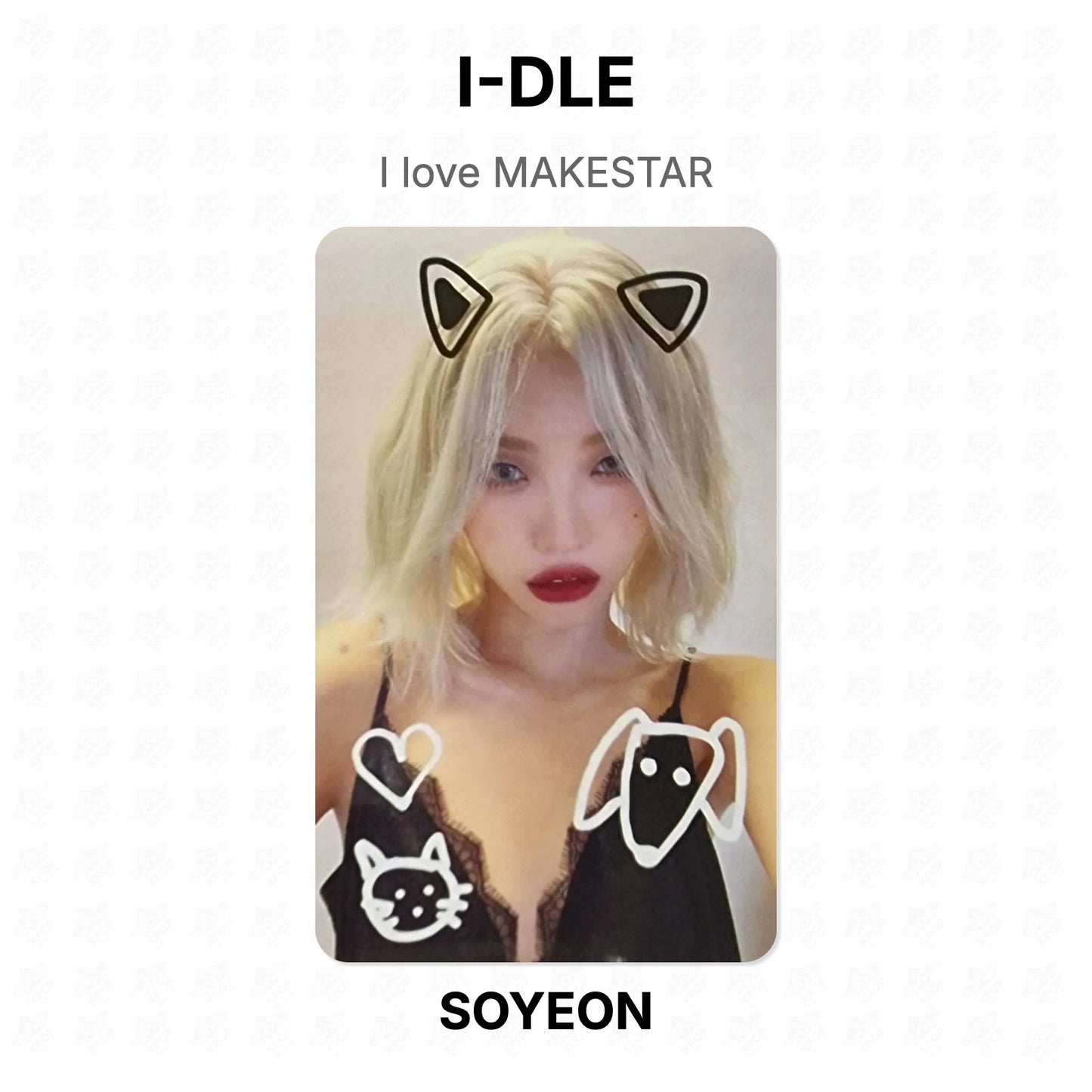 I-DLE I love MAKESTAR Official Photocard