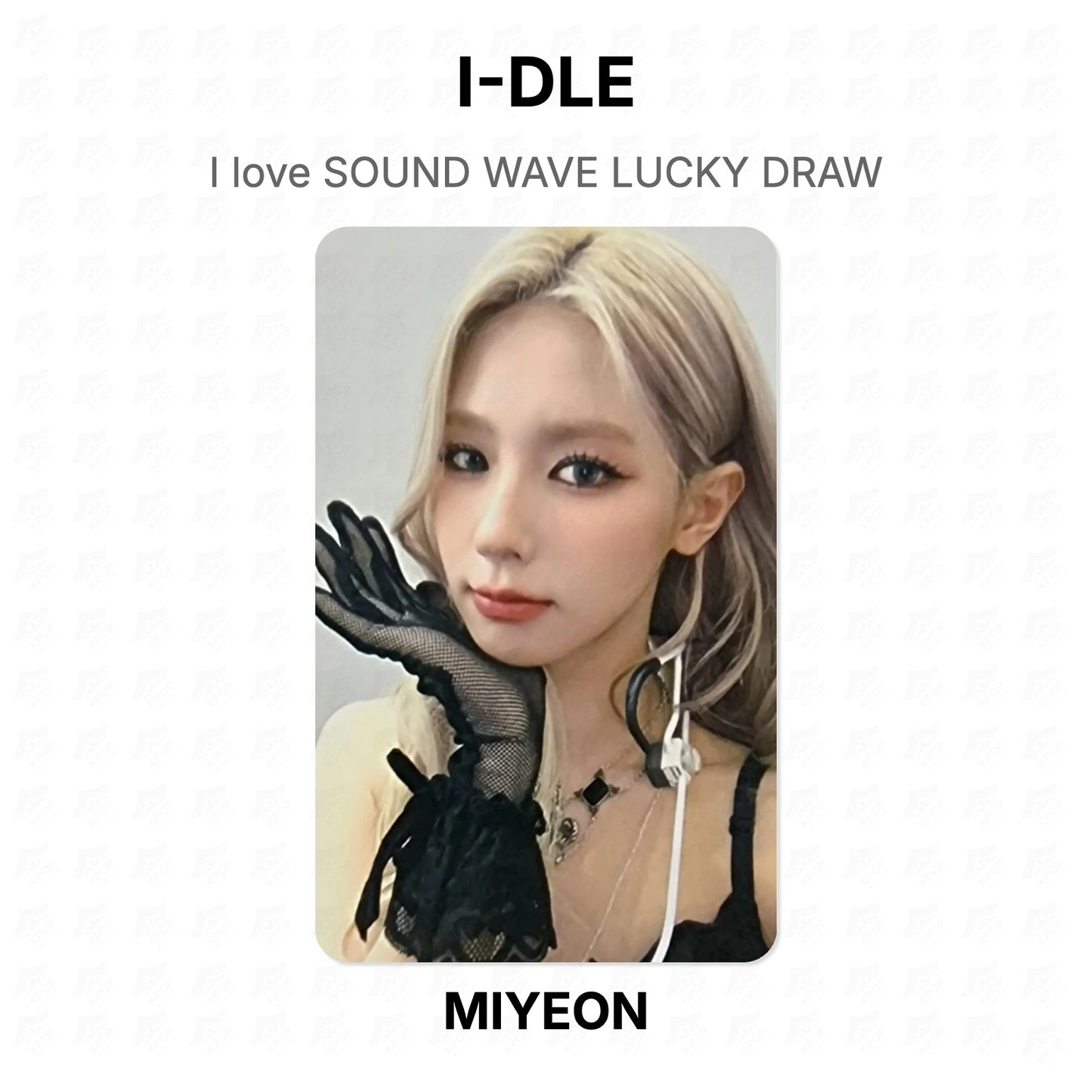 I-DLE I love SOUND WAVE LUCKY DRAW Official Photocard