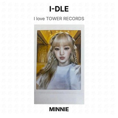 I-DLE I love TOWER RECORDS Official Photocard