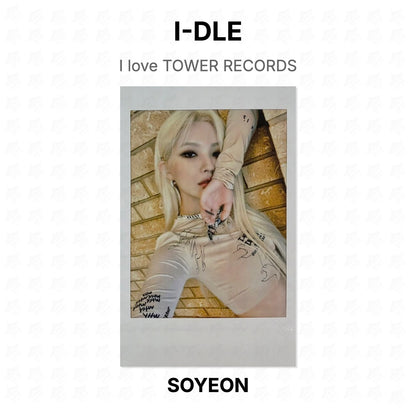 I-DLE I love TOWER RECORDS Official Photocard