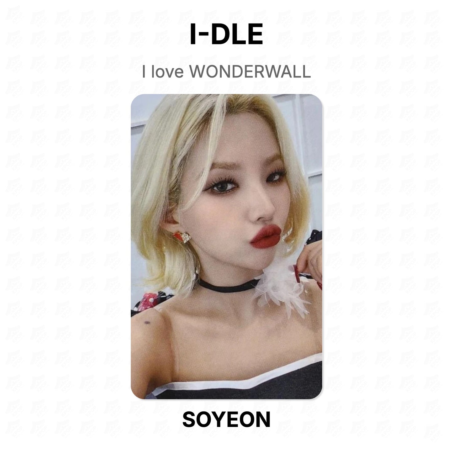 I-DLE I love WONDERWALL Official Photocard