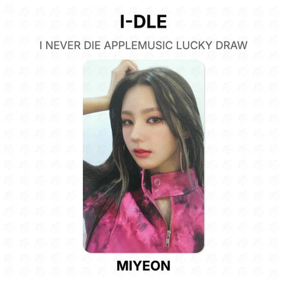 I-DLE I NEVER DIE APPLEMUSIC LUCKY DRAW Official Photocard