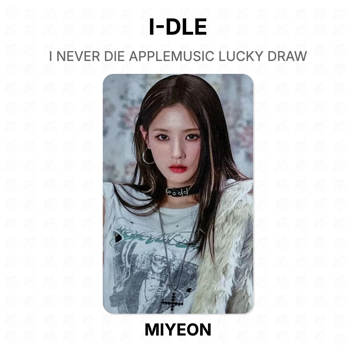 I-DLE I NEVER DIE APPLEMUSIC LUCKY DRAW Official Photocard