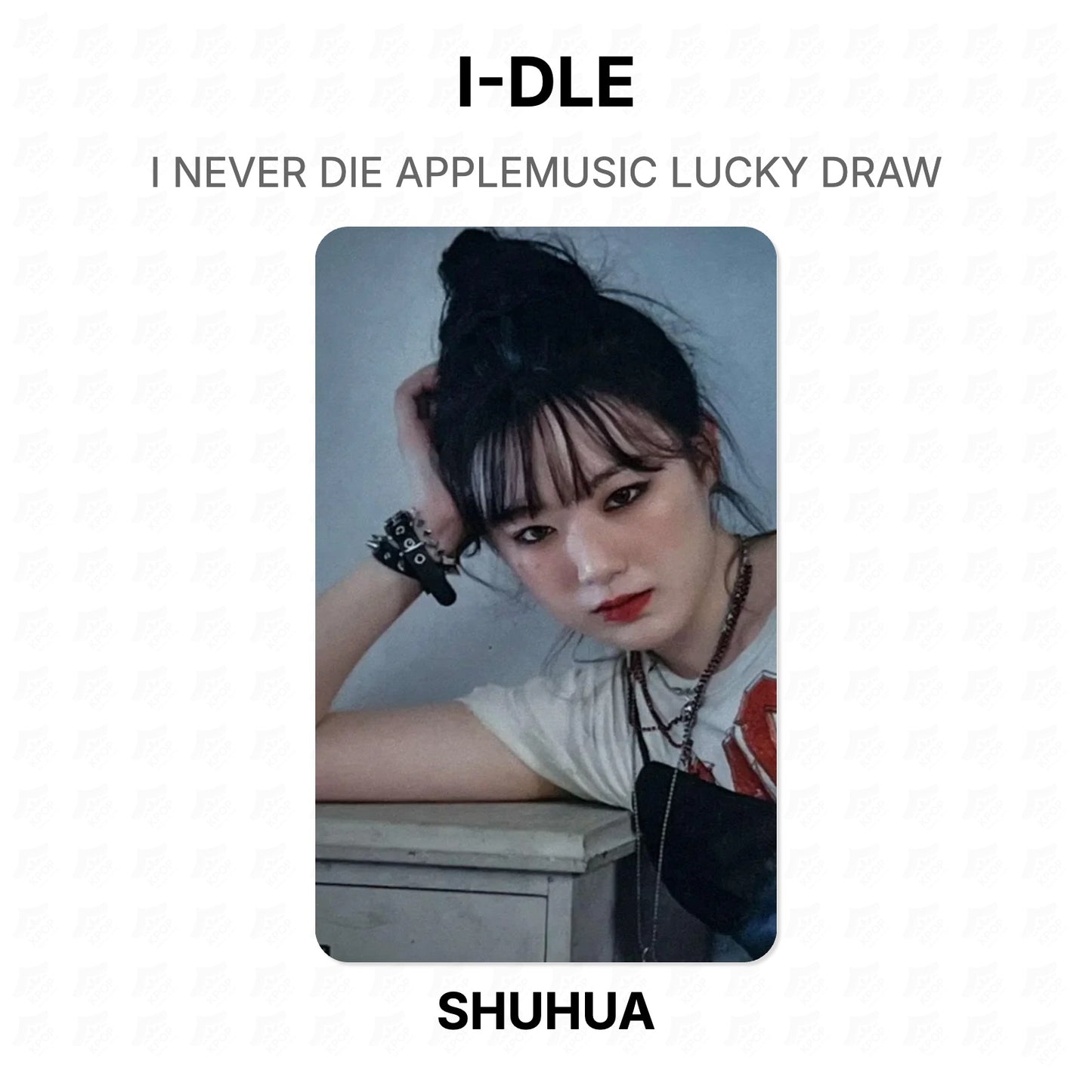 I-DLE I NEVER DIE APPLEMUSIC LUCKY DRAW Official Photocard
