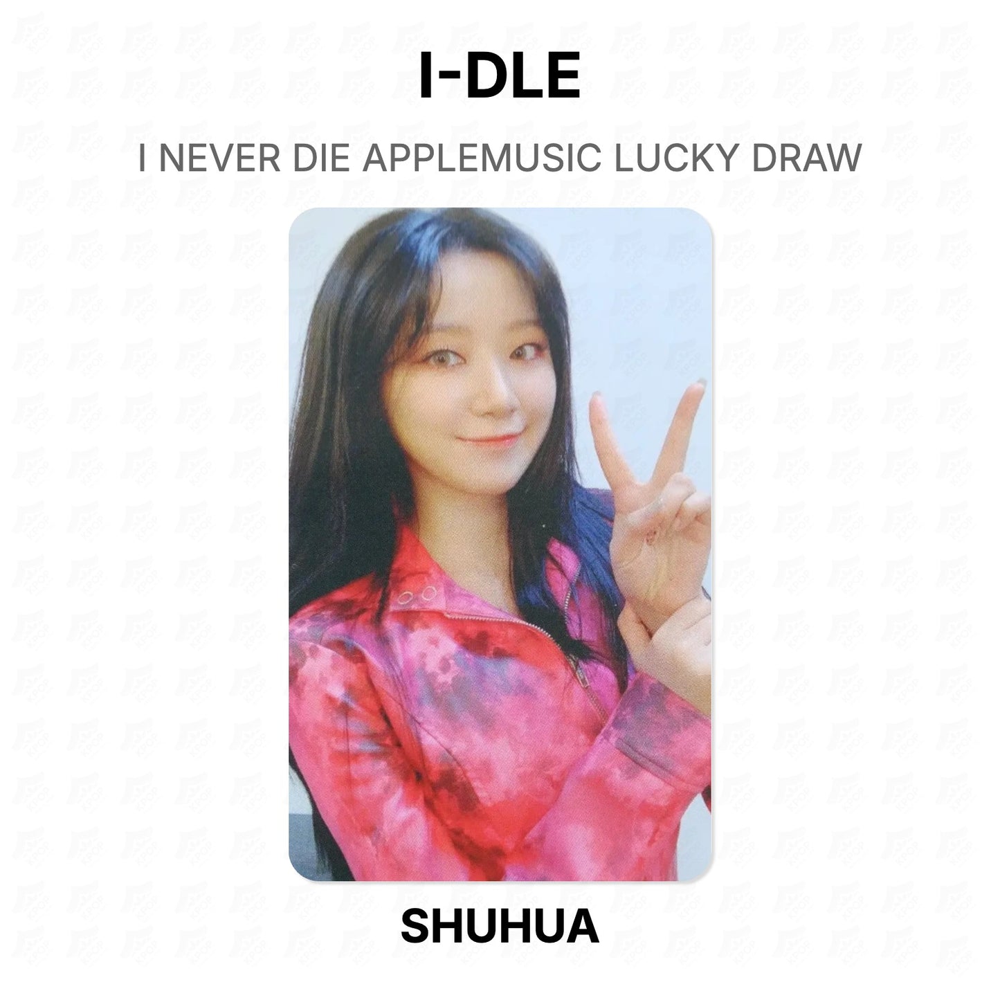 I-DLE I NEVER DIE APPLEMUSIC LUCKY DRAW Official Photocard