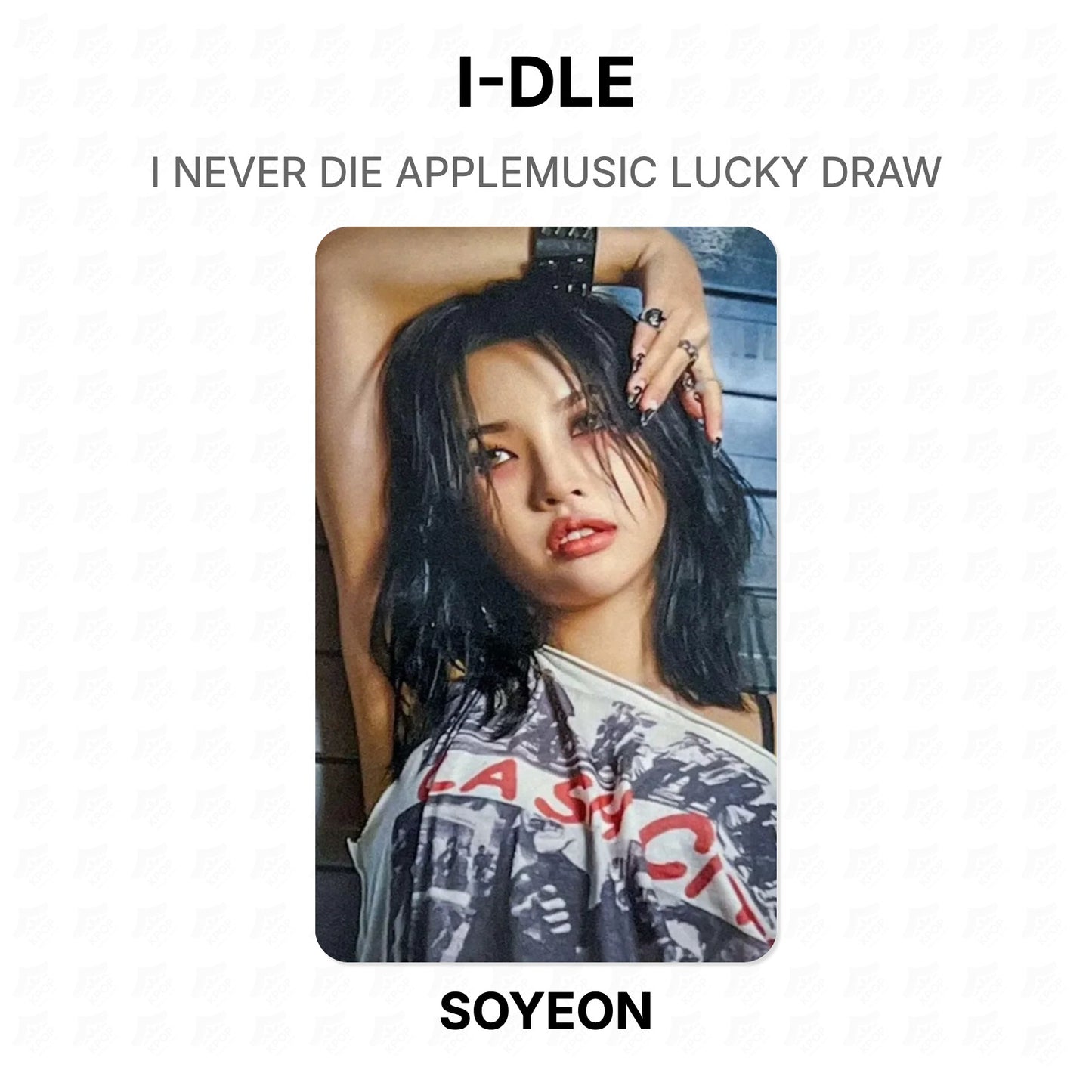 I-DLE I NEVER DIE APPLEMUSIC LUCKY DRAW Official Photocard