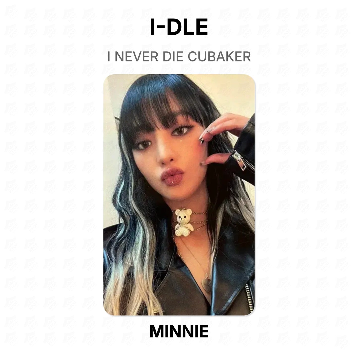 I-DLE I NEVER DIE CUBAKER Official Photocard