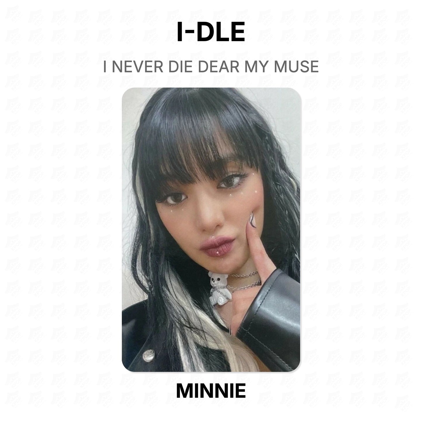 I-DLE I NEVER DIE DEAR MY MUSE Official Photocard