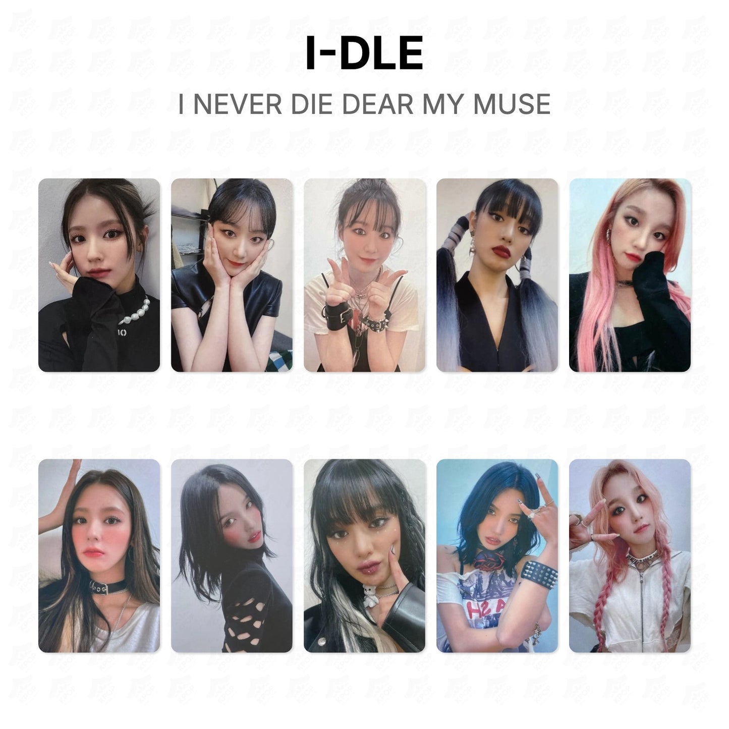 I-DLE I NEVER DIE DEAR MY MUSE Official Photocard