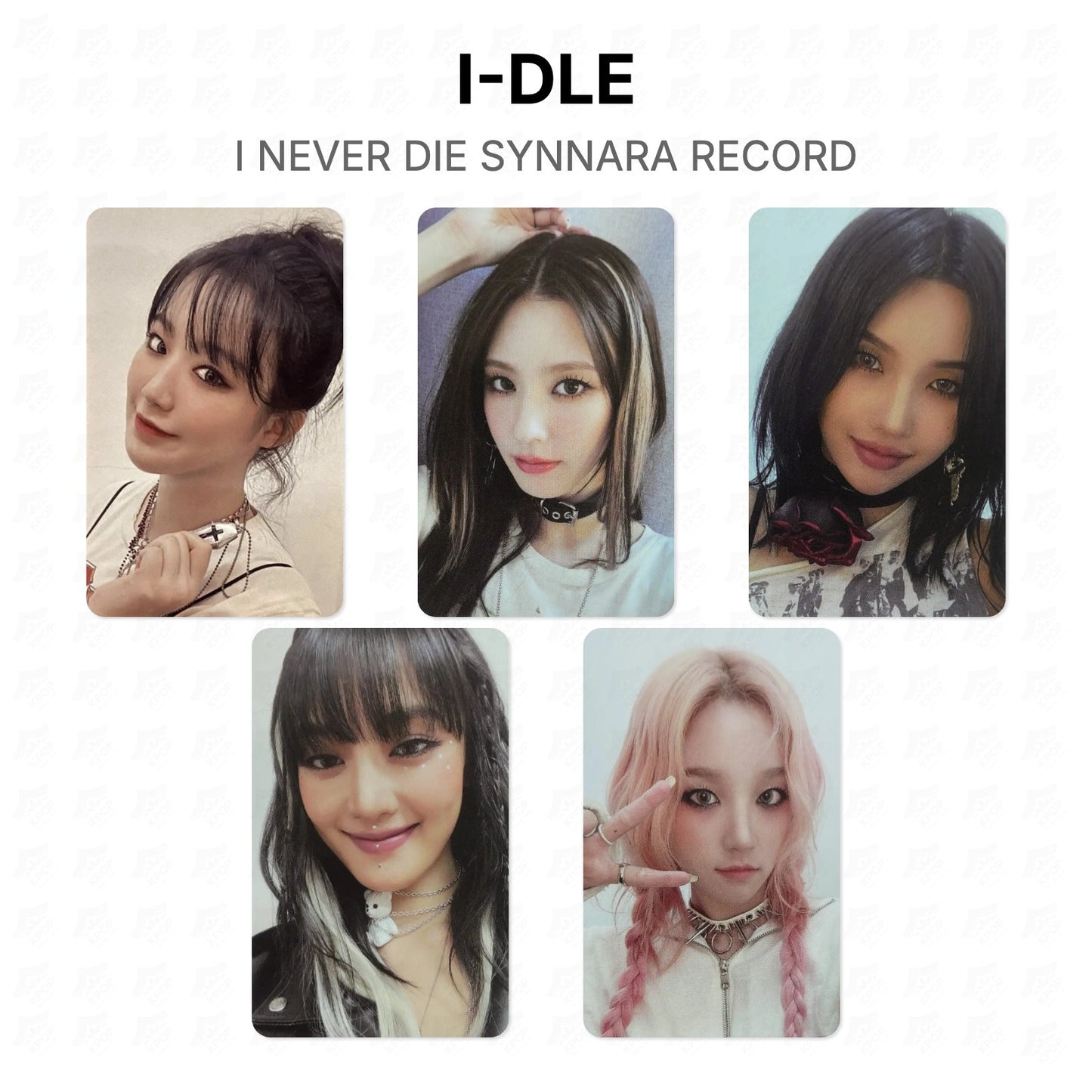 I-DLE I NEVER DIE SYNNARA RECORD Official Photocard