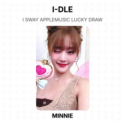 I-DLE I SWAY APPLEMUSIC LUCKY DRAW Official Photocard