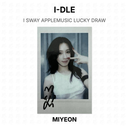 I-DLE I SWAY APPLEMUSIC LUCKY DRAW Official Photocard