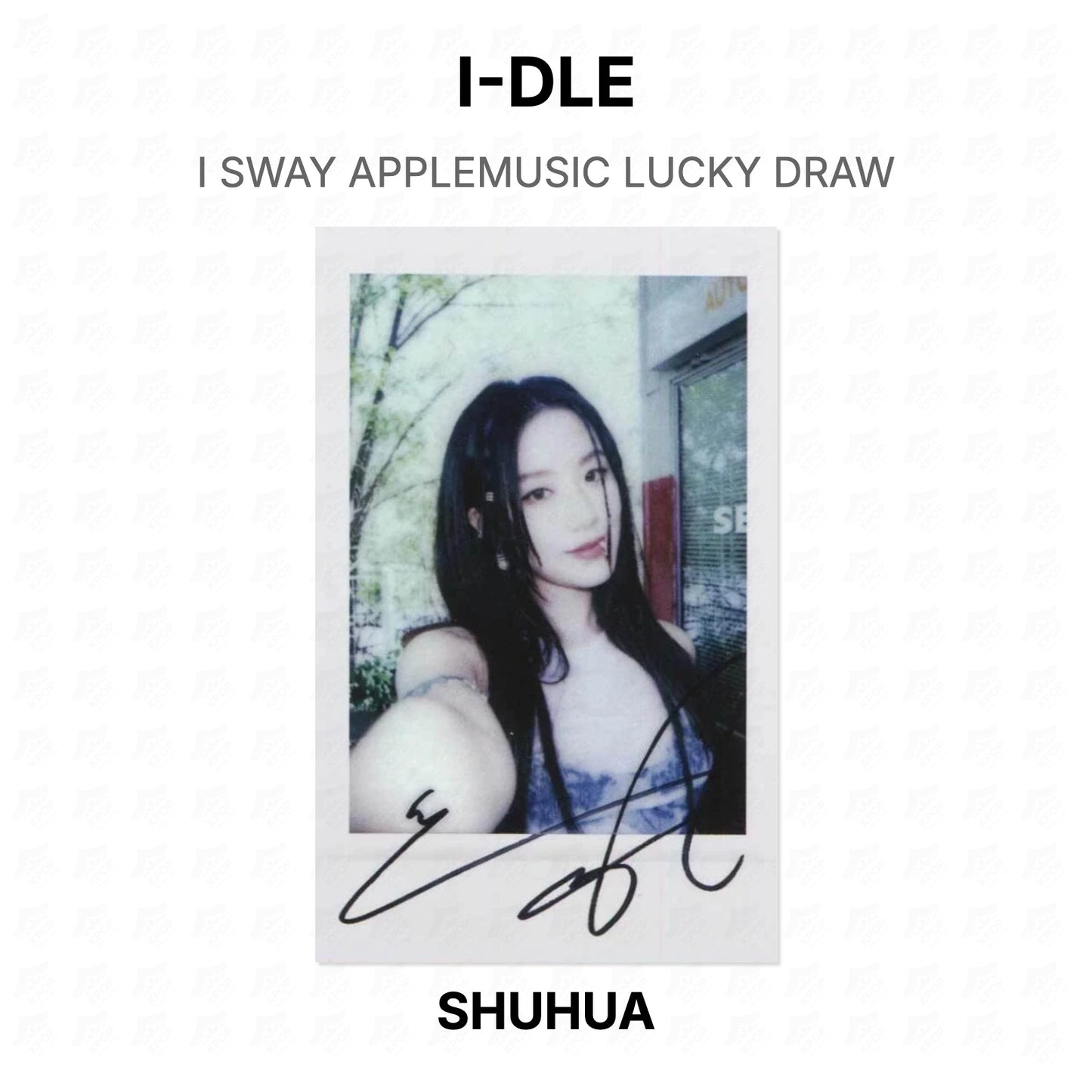 I-DLE I SWAY APPLEMUSIC LUCKY DRAW Official Photocard