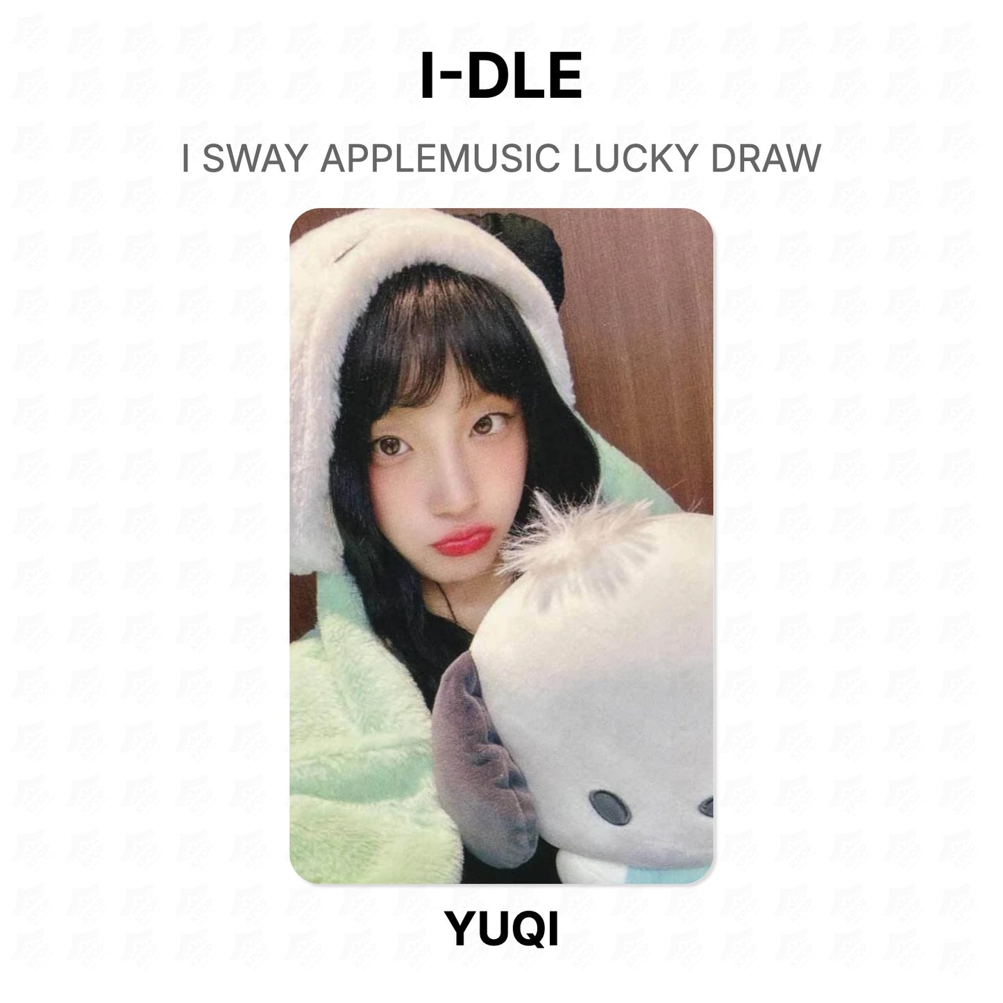 I-DLE I SWAY APPLEMUSIC LUCKY DRAW Official Photocard