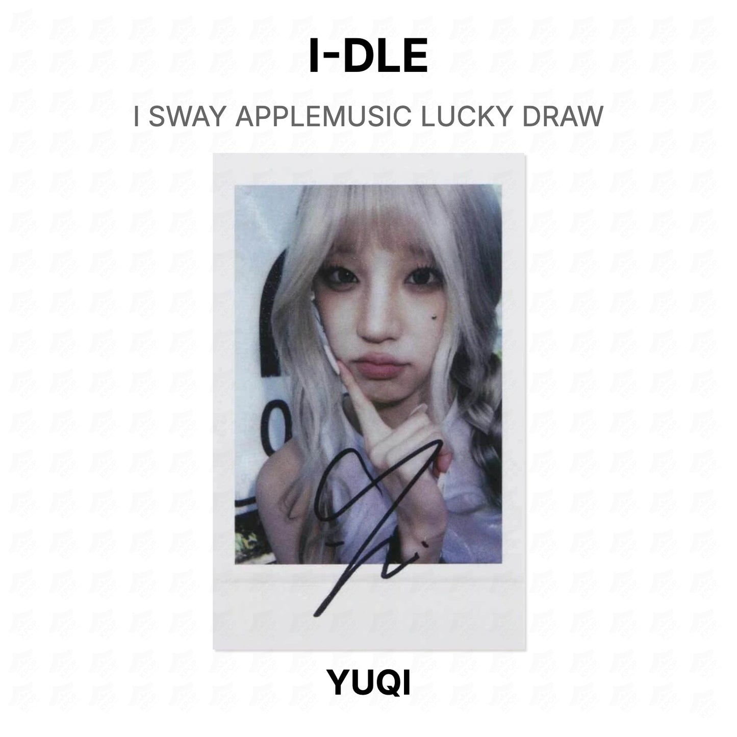 I-DLE I SWAY APPLEMUSIC LUCKY DRAW Official Photocard