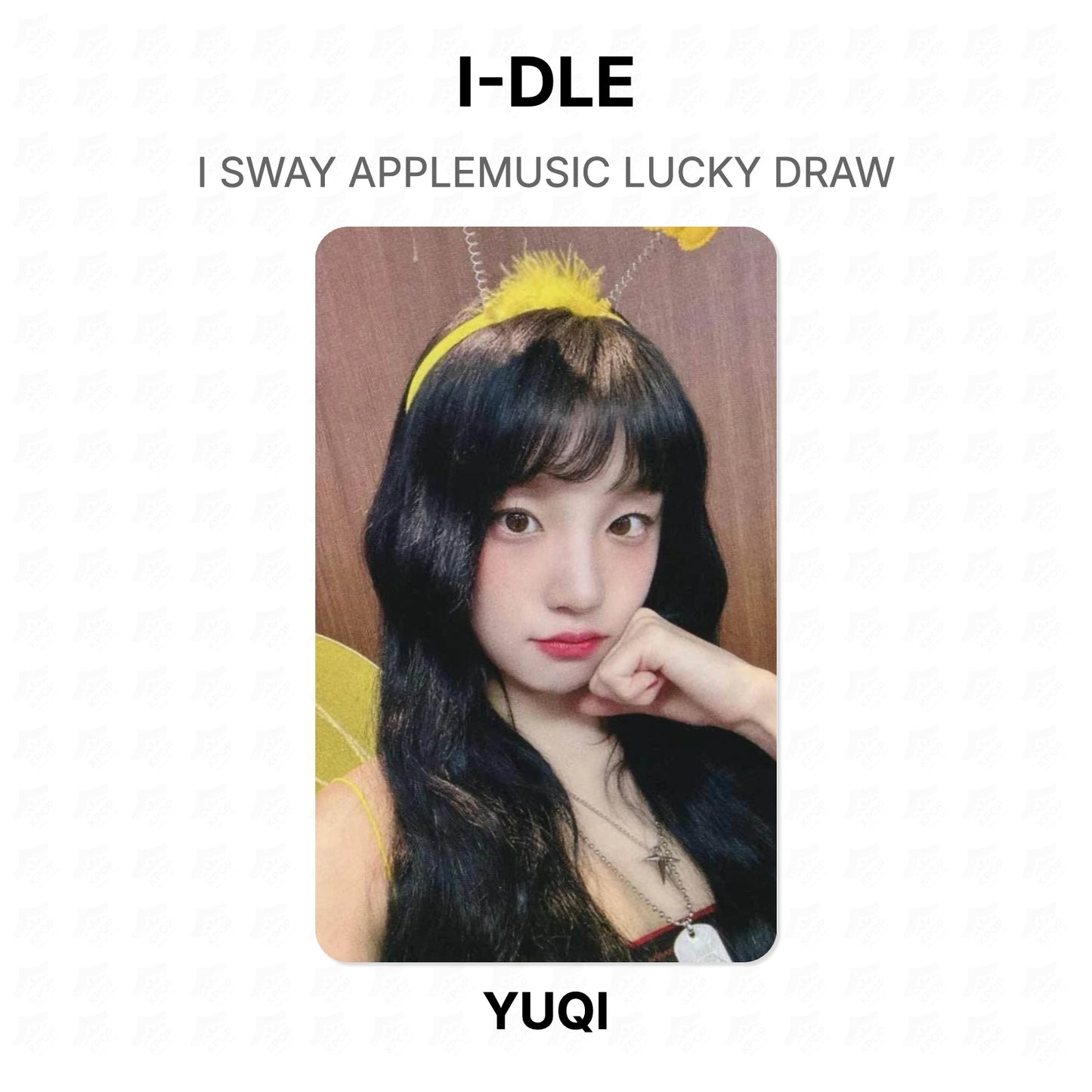I-DLE I SWAY APPLEMUSIC LUCKY DRAW Official Photocard