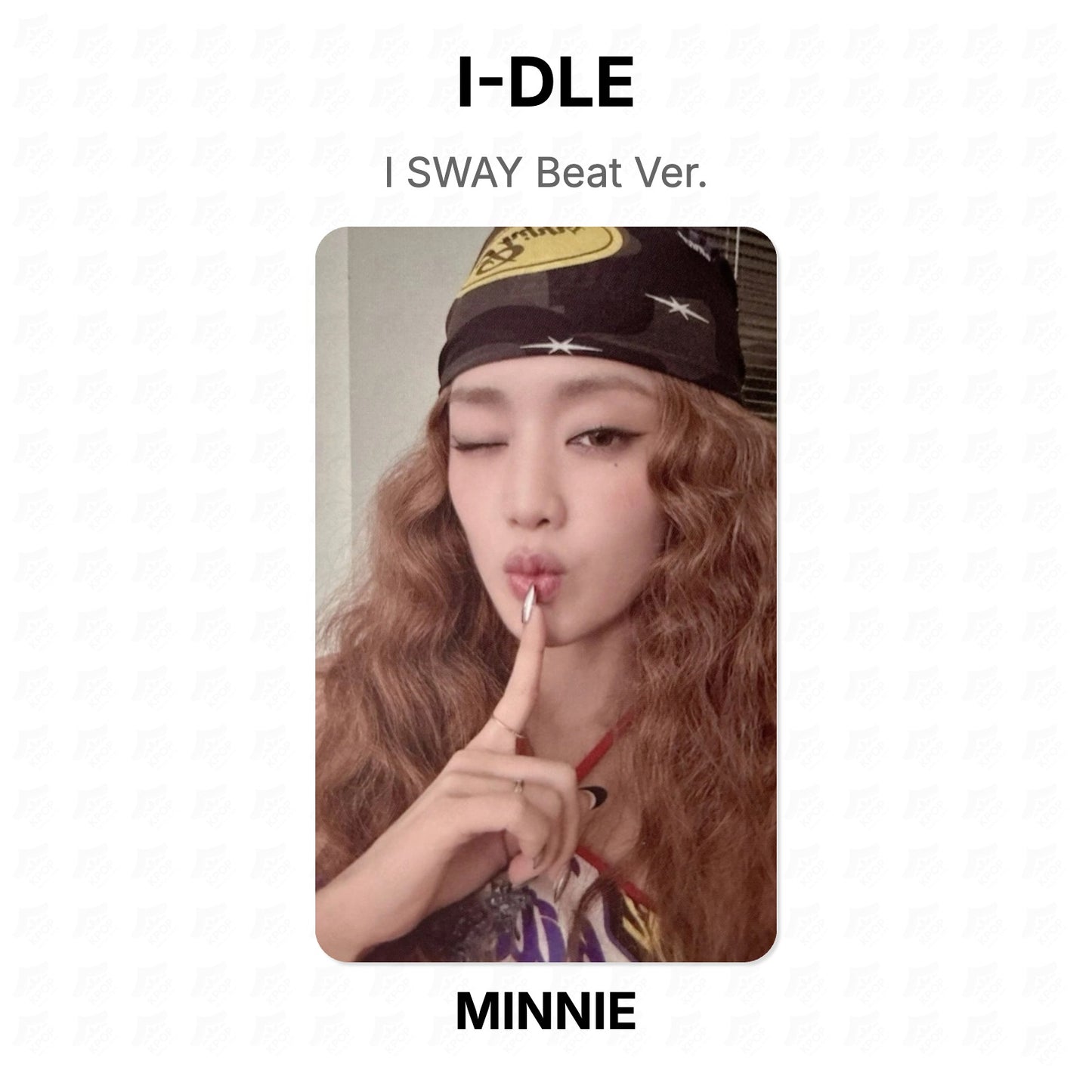 I-DLE I SWAY Beat Ver. Official Photocard