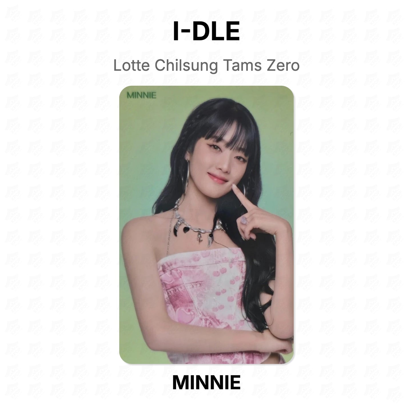 I-DLE Lotte Chilsung Tams Zero Official Photocard