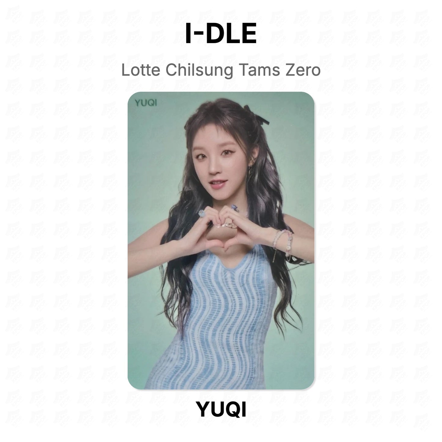 I-DLE Lotte Chilsung Tams Zero Official Photocard