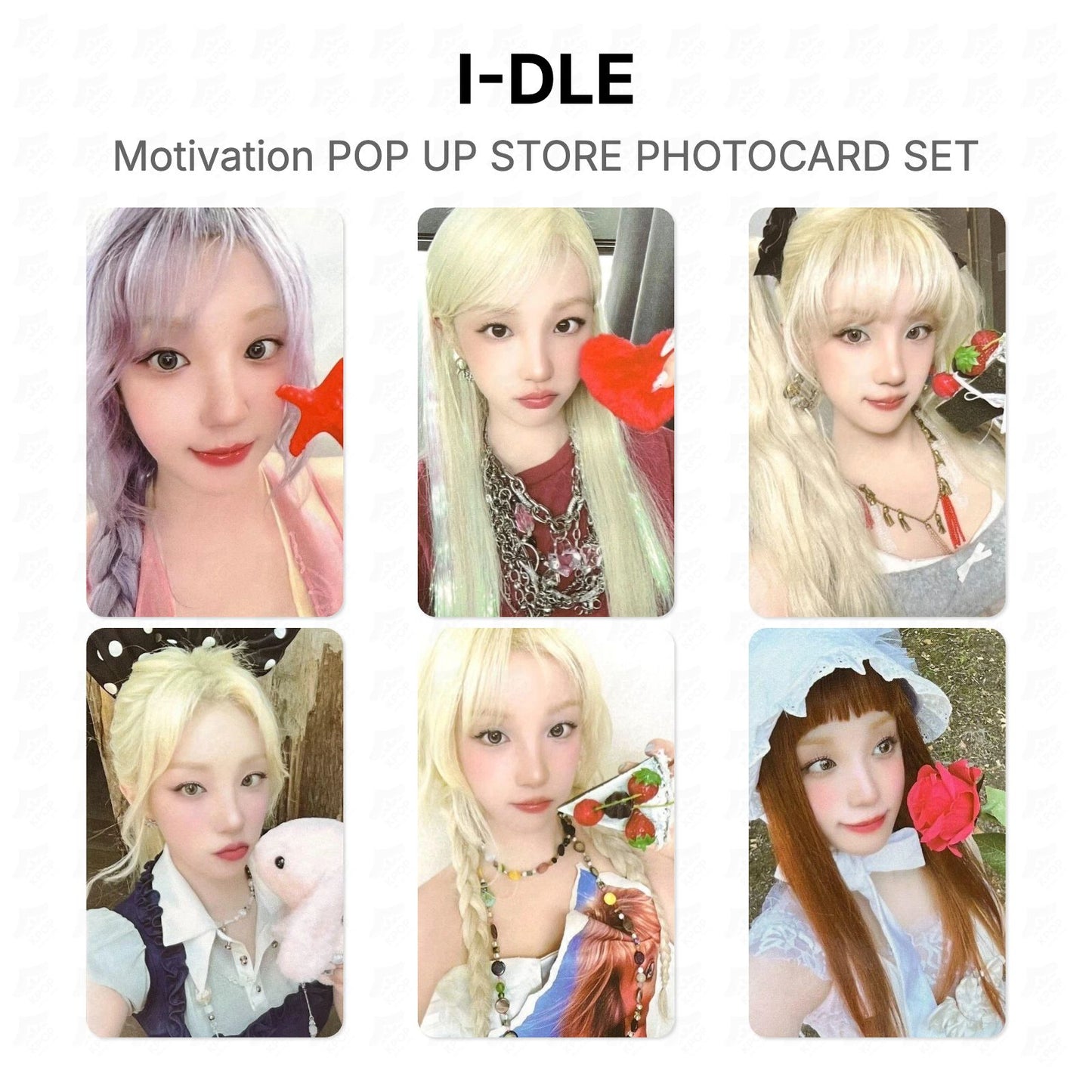 I-DLE Motivation POP UP STORE PHOTOCARD SET Official Photocard