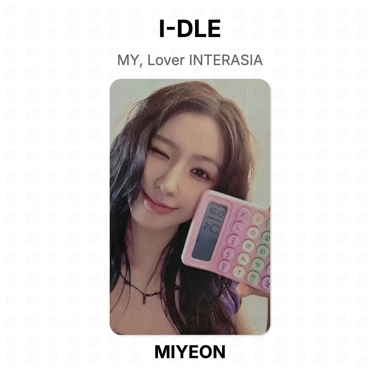 I-DLE MY, Lover INTERASIA Official Photocard