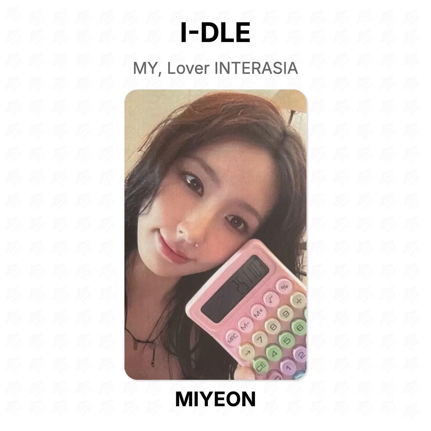 I-DLE MY, Lover INTERASIA Official Photocard
