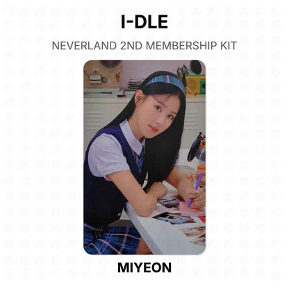 I-DLE NEVERLAND 2ND MEMBERSHIP KIT Official Photocard