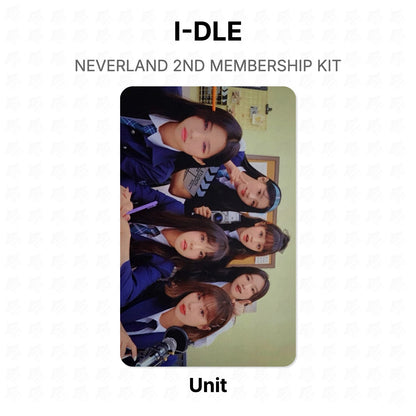 I-DLE NEVERLAND 2ND MEMBERSHIP KIT Official Photocard