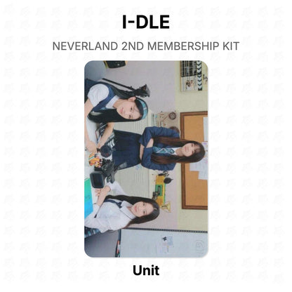 I-DLE NEVERLAND 2ND MEMBERSHIP KIT Official Photocard