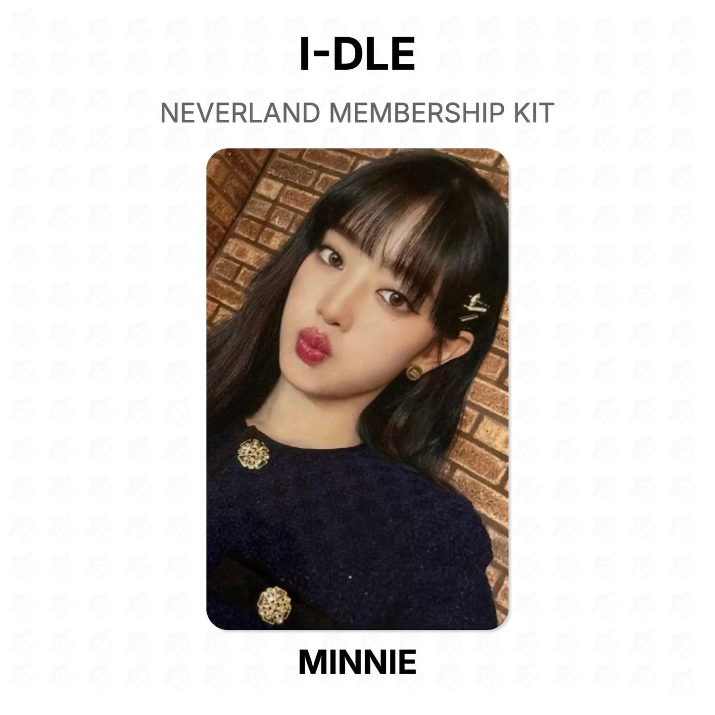 I-DLE NEVERLAND MEMBERSHIP KIT Official Photocard