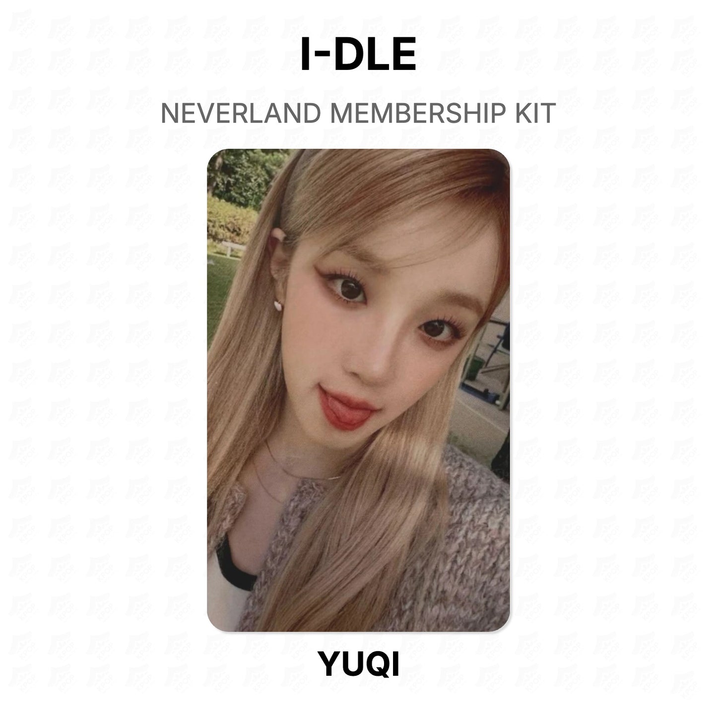 I-DLE NEVERLAND MEMBERSHIP KIT Official Photocard