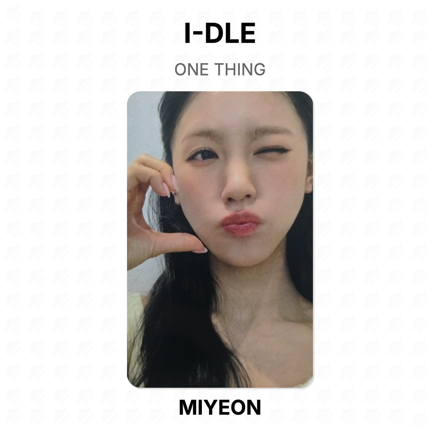 I-DLE ONE THING Official Photocard