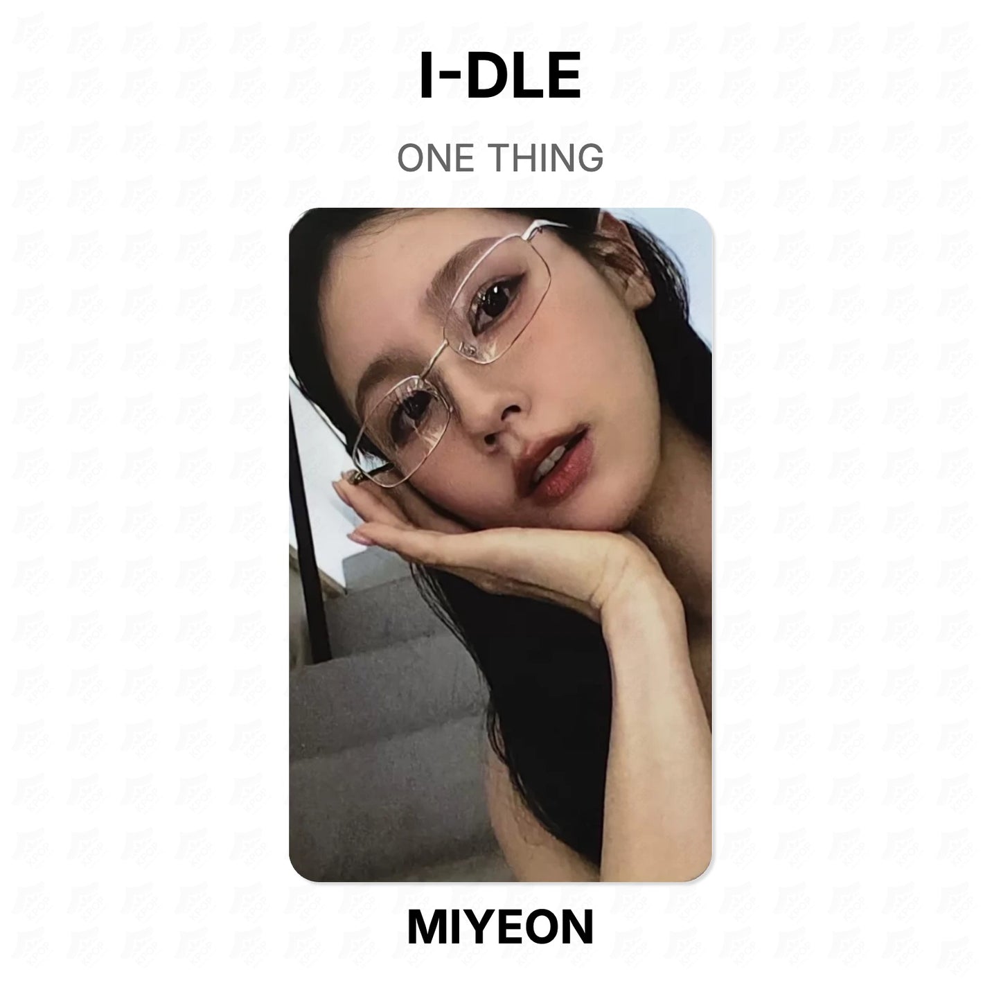 I-DLE ONE THING Official Photocard