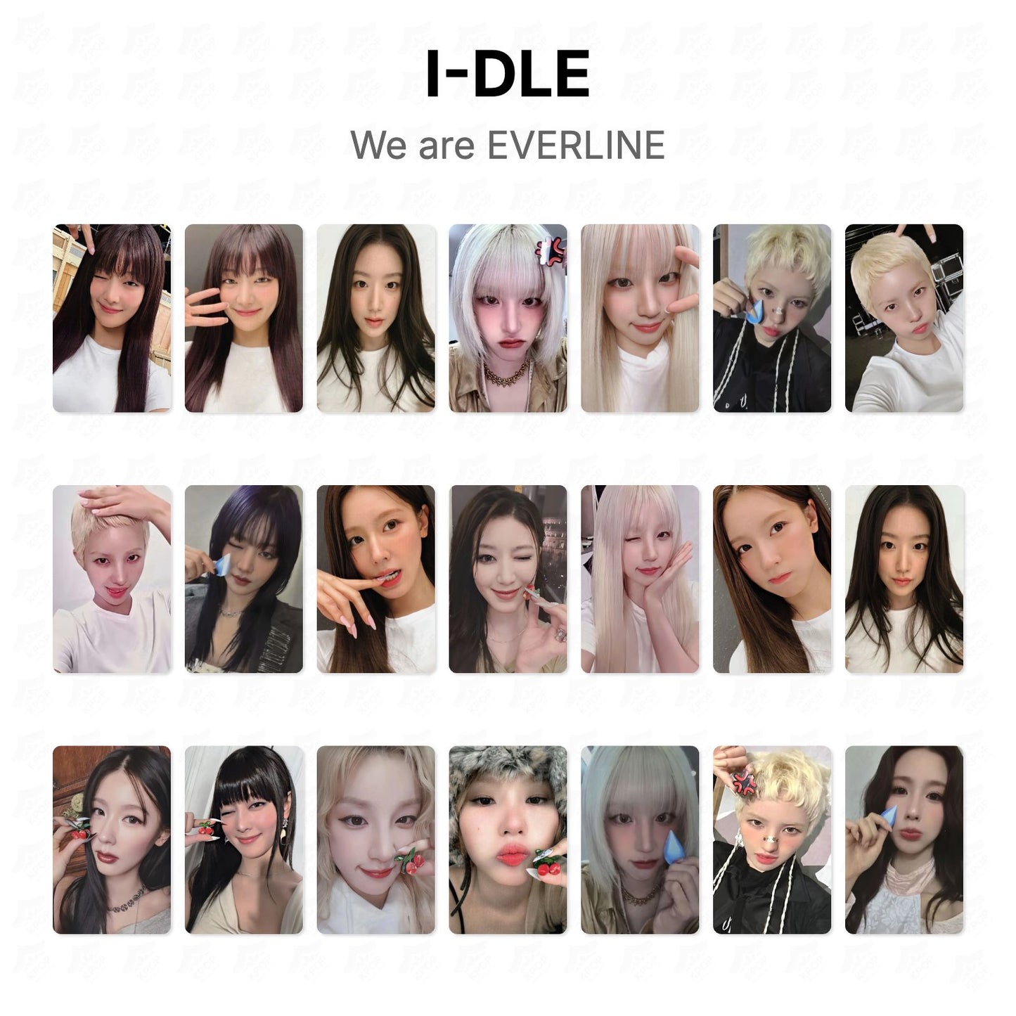 I-DLE We are EVERLINE Official Photocard