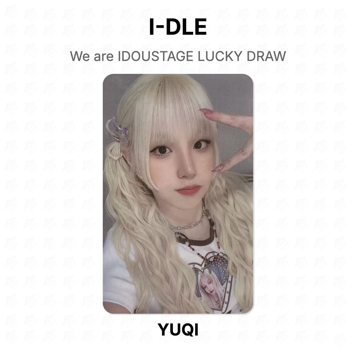 I-DLE We are IDOUSTAGE LUCKY DRAW Official Photocard