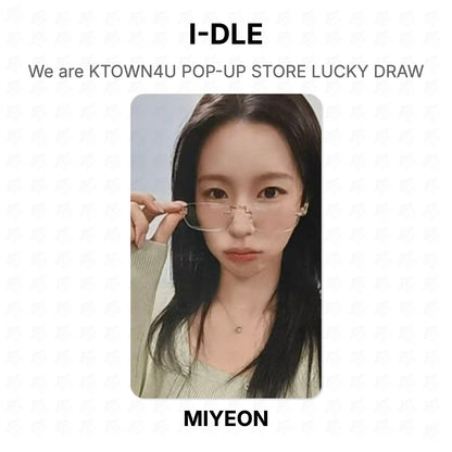 I-DLE We are KTOWN4U POP-UP STORE LUCKY DRAW Official Photocard