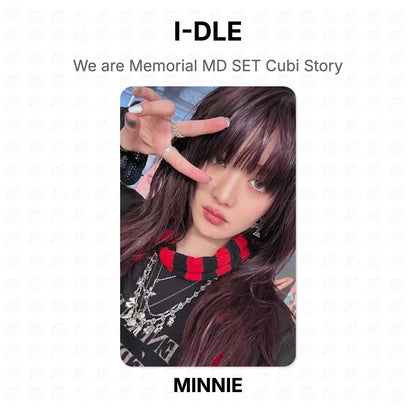 I-DLE We are Memorial MD SET Cubi Story Official Photocard