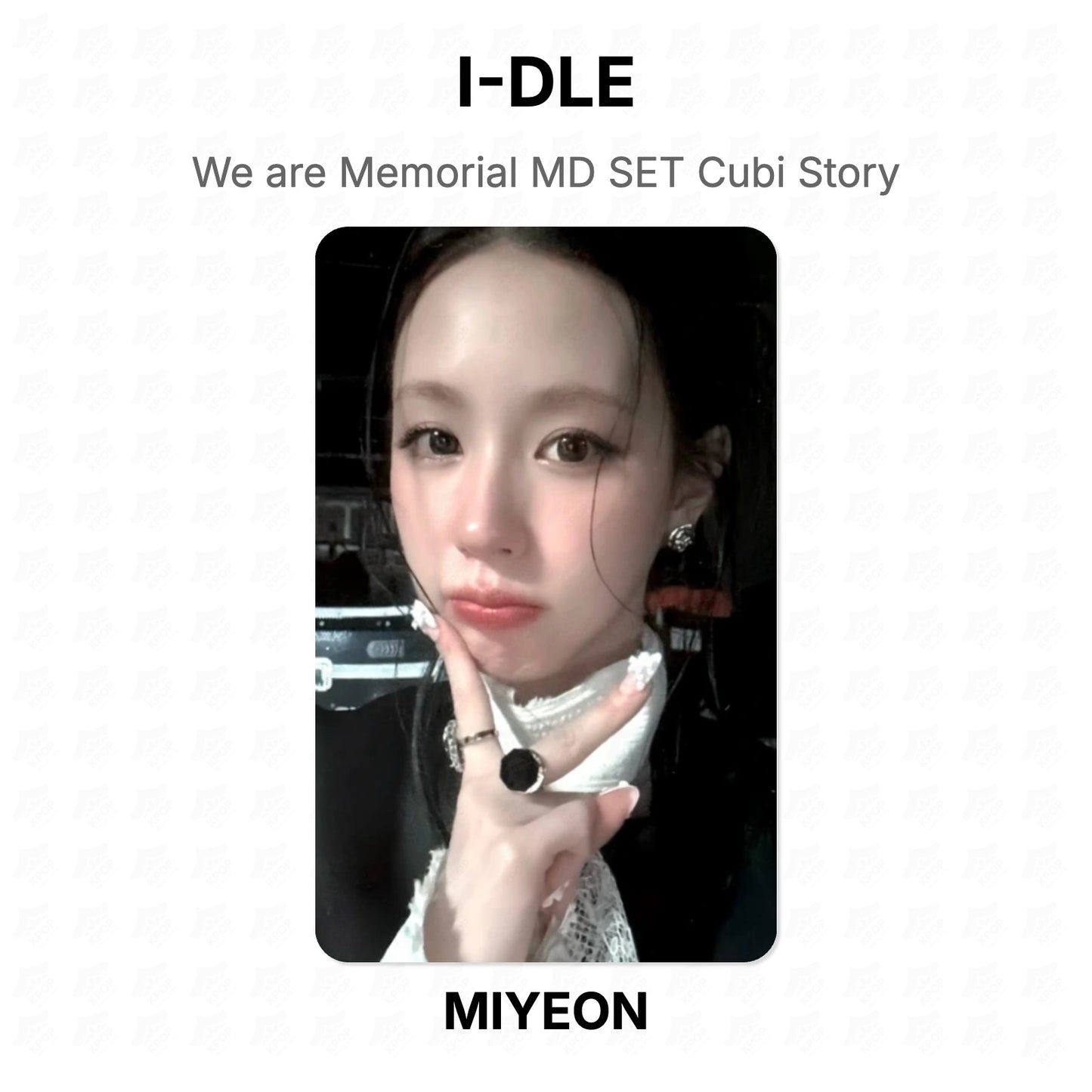 I-DLE We are Memorial MD SET Cubi Story Official Photocard