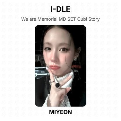 I-DLE We are Memorial MD SET Cubi Story Official Photocard