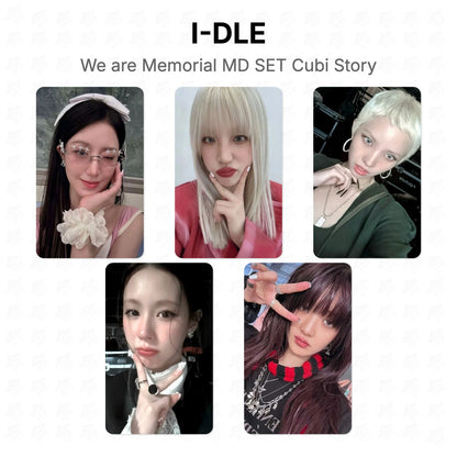 I-DLE We are Memorial MD SET Cubi Story Official Photocard